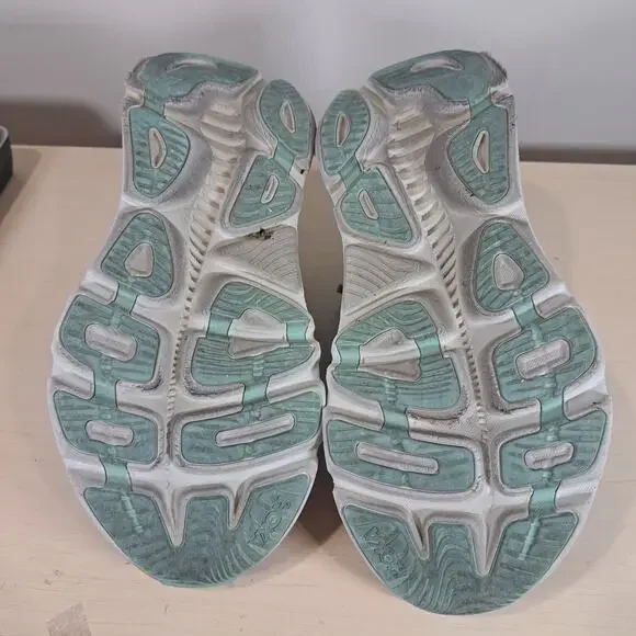 Hoka Gaviota 5 Men's Running Walking Shoe Size 11.5 D Blue Orange - Picture 10 of 12